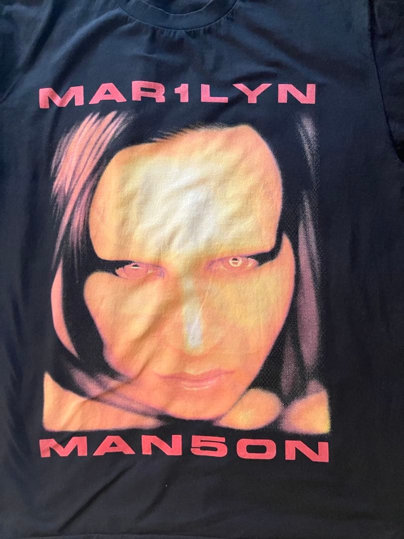 【古着】Marilyn Manson Tシャツ ブラック　XLサイズ