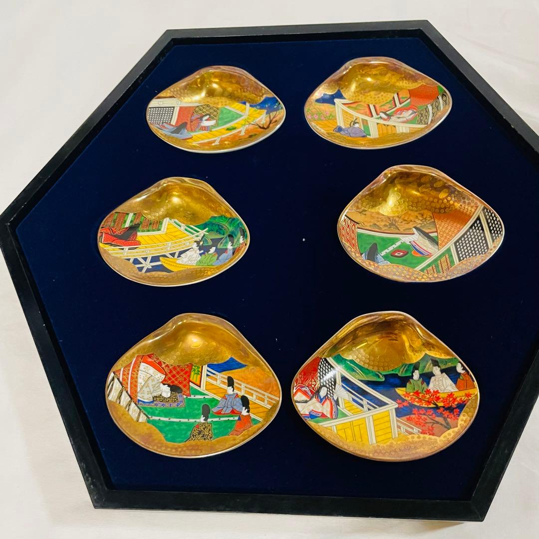 フランクリン画廊 徳川黎明会監修 源氏物語貝合せ ボーンチャイナ　限定版