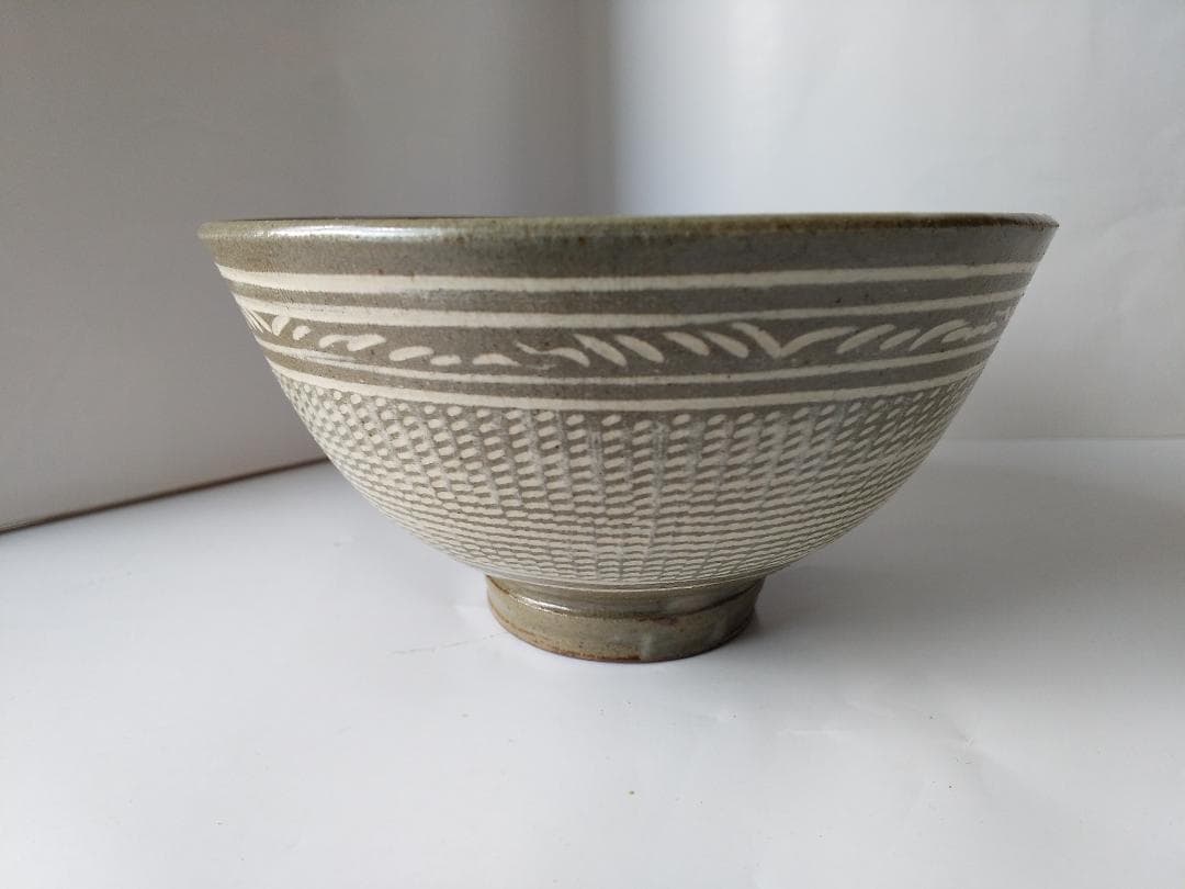 奇泉窯 朴世琦 高麗茶碗 三島手 韓国 人間国宝 共箱 抹茶碗 新品 未使用品