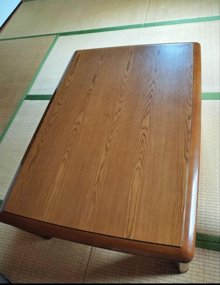 お値下げ　協立工芸　家具調こたつ　長方形　タイマー付き