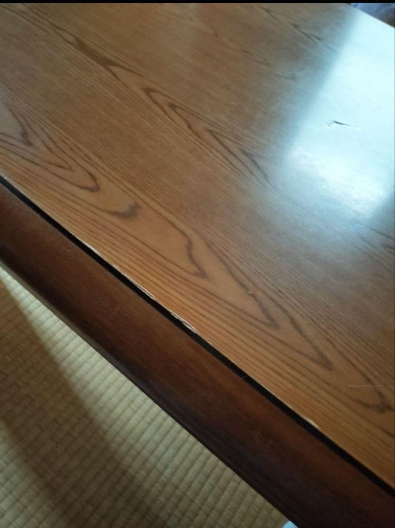 お値下げ　協立工芸　家具調こたつ　長方形　タイマー付き