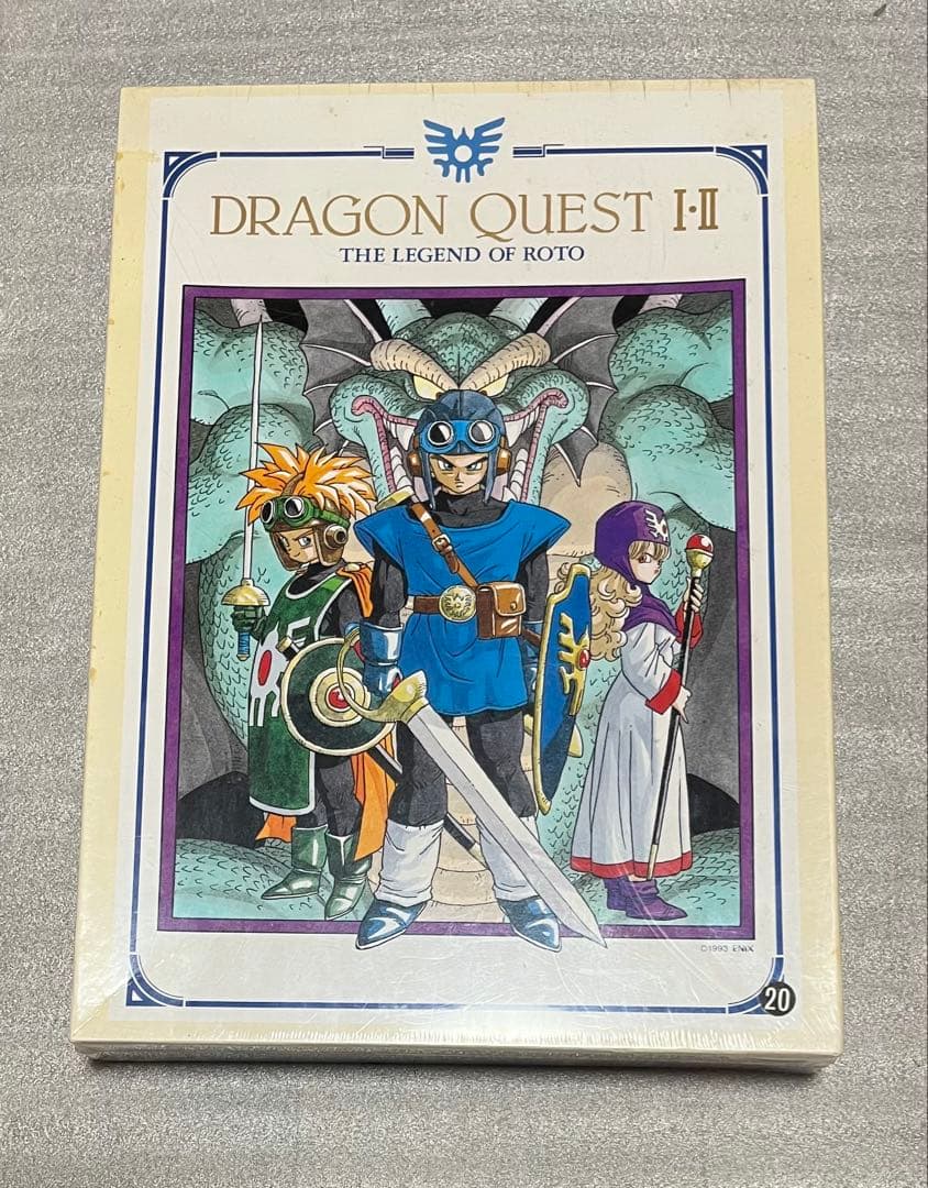 シュリンク未開封ドラゴンクエストⅠ.Ⅱジグソーパズル1000ピースロトの勇者たち