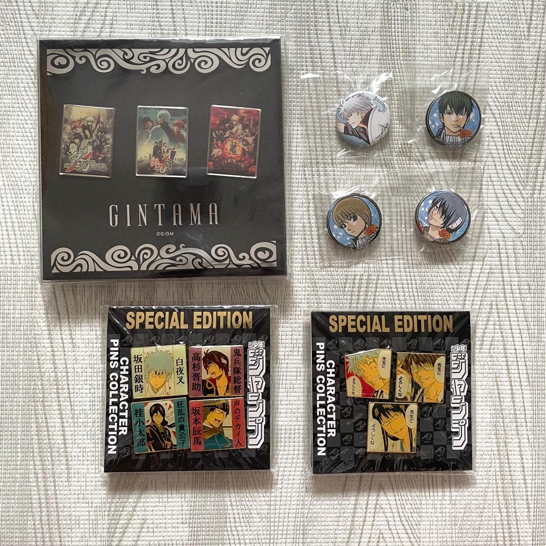 銀魂 缶バッジ ピンズ セット