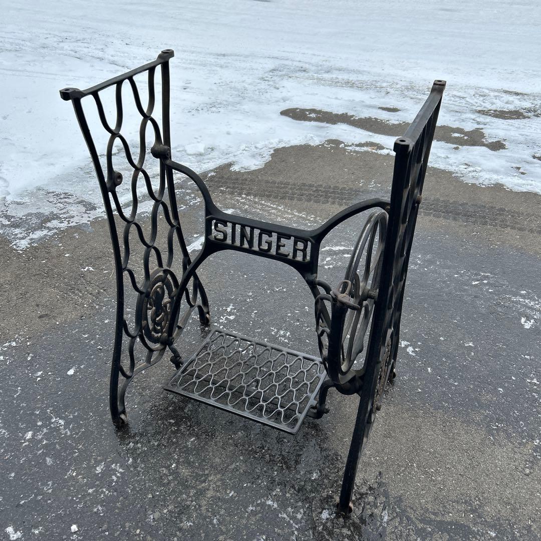 シンガー　網目ミシン脚　ミシン台　テーブル脚　アンティーク　レトロ　b16