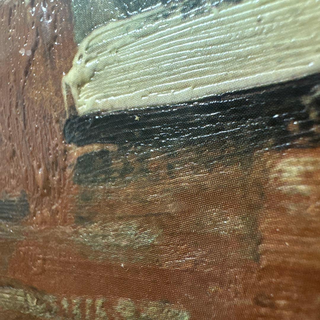 荻洲高徳　おぎすたかのり　「バルコン　ベニス」　8号油絵　レプリカ