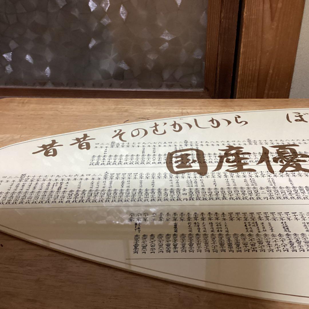 米価歴代価格 看板　江戸 天明元年より昭和最終時迄　超レア