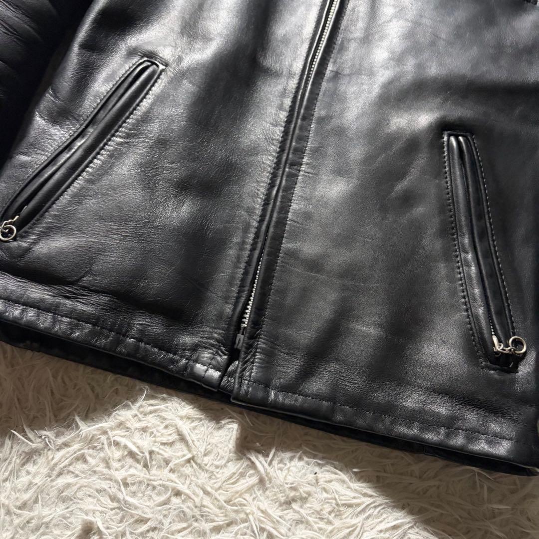 k*e様 【米国製】schott ライダースジャケット　シングル　641 ブラッ