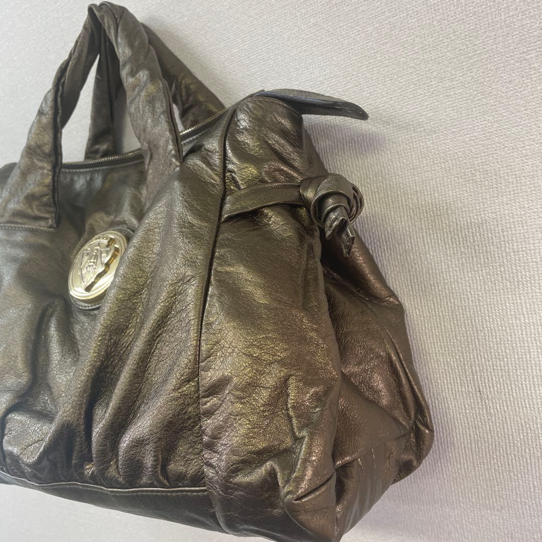 GUCCI グッチ ヒステリア メタリックレザー バッグ