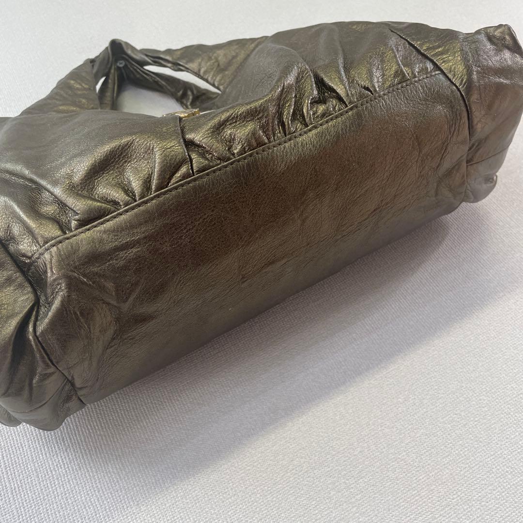 GUCCI グッチ ヒステリア メタリックレザー バッグ