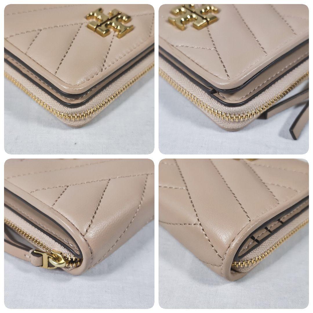 良品✨️　トリーバーチ　キラ　シェブロン　バイフォールドウォレット　折り財布