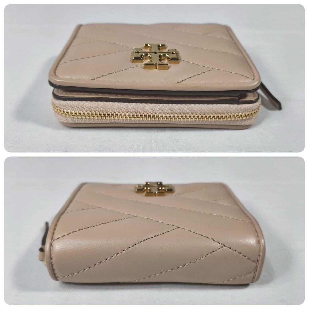 良品✨️　トリーバーチ　キラ　シェブロン　バイフォールドウォレット　折り財布