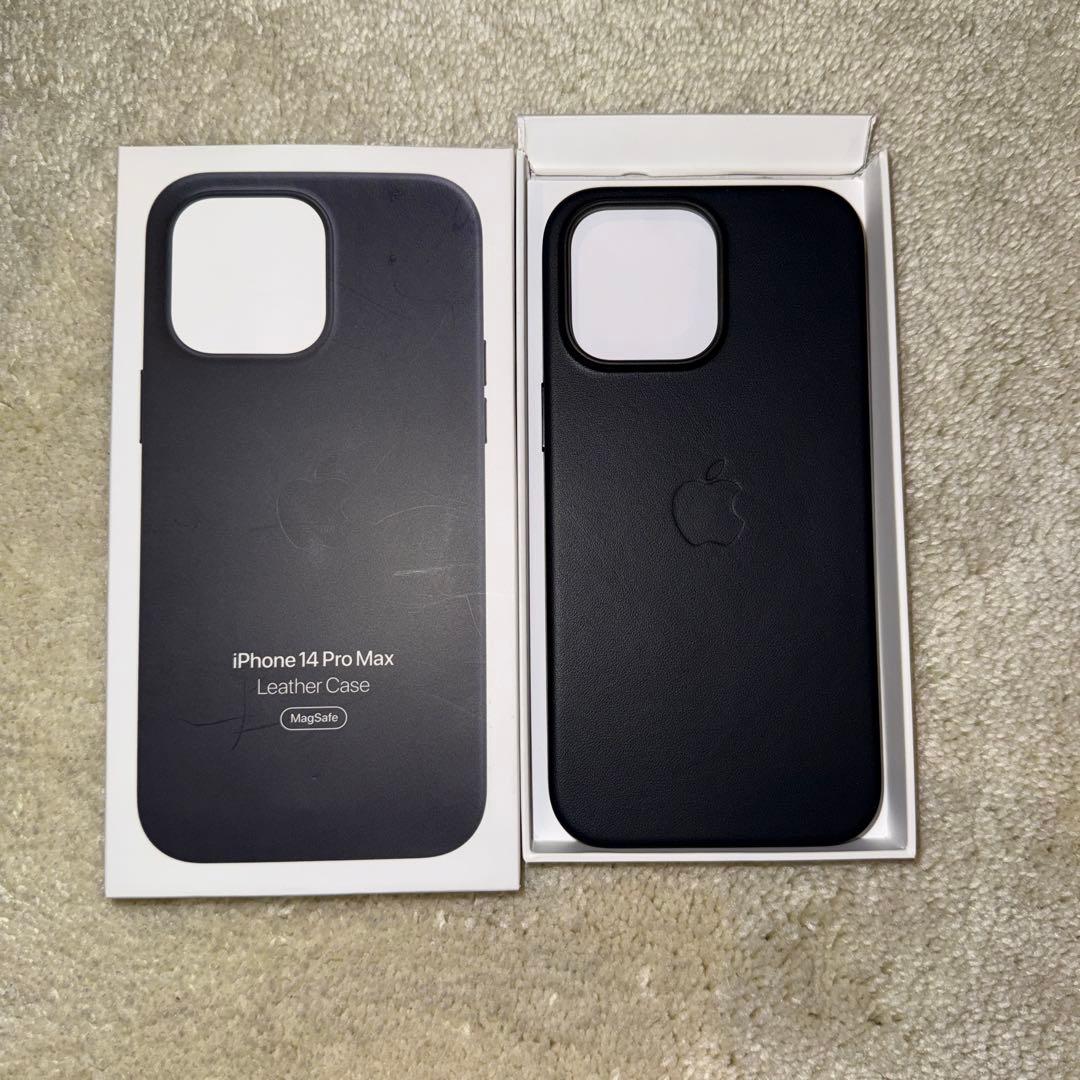 iPhone 14Pro max純正レザーケース