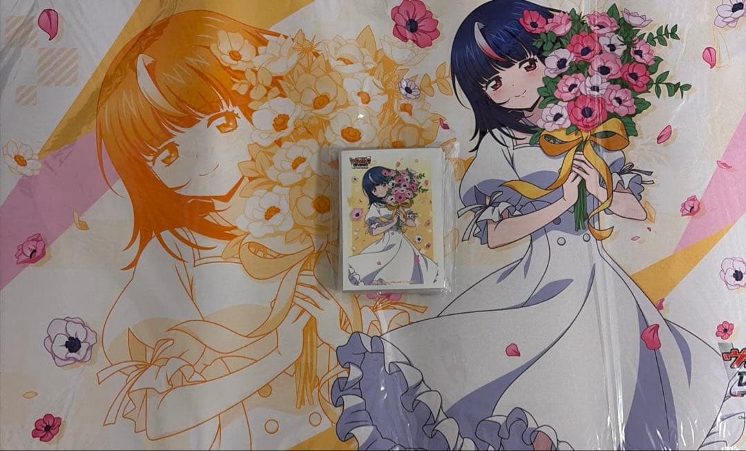 ヴァンガード　明導ヒカリ　花束　プレイマット　スリーブ