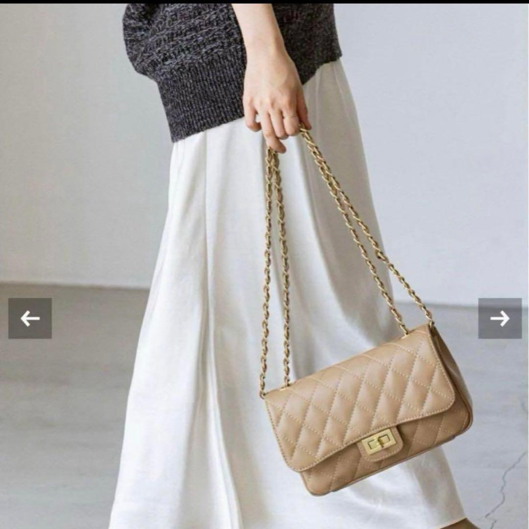 NOBLE キルティングチェーンバッグ Maison Vincent