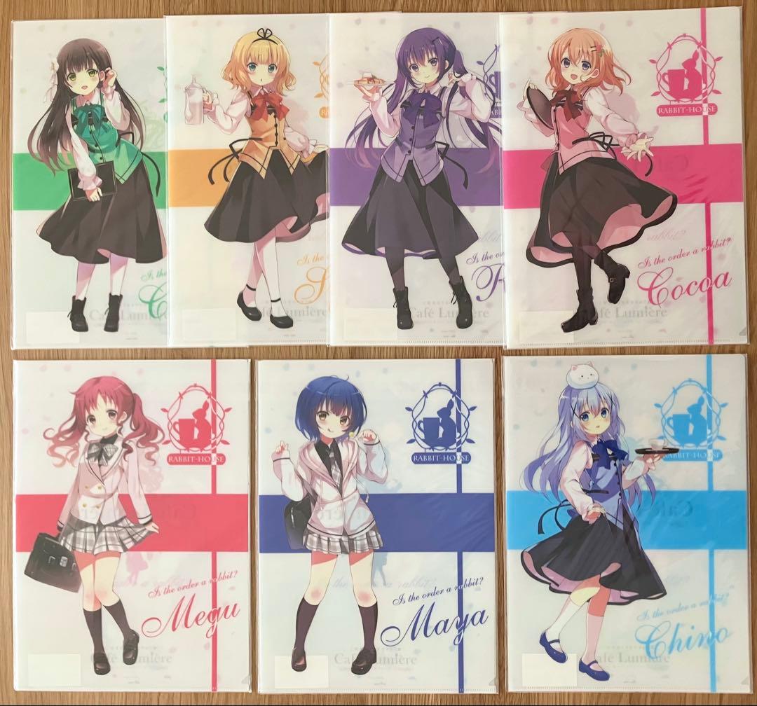 ご注文はうさぎですか？展 クリアファイルセット 全7種 クリアファイル 14枚