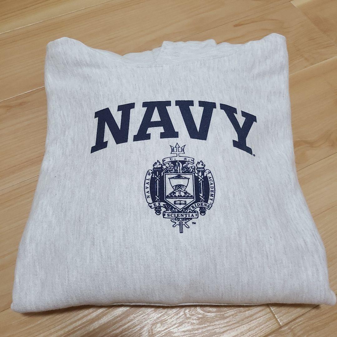 チャンピオン　リバースウィーブ　アメリカ海軍　USNAVY スウェットパーカー