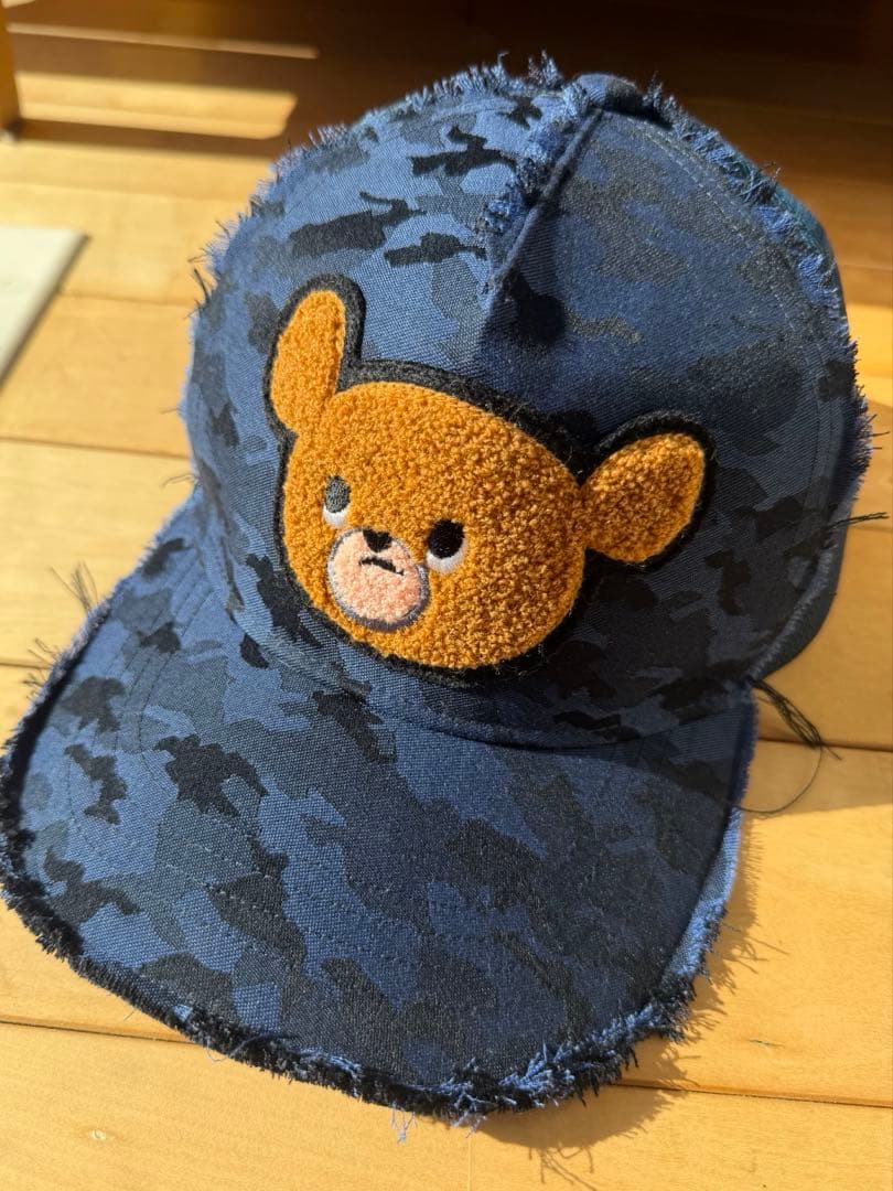 武藤ベアー　キャップ　迷彩柄　レアカラー