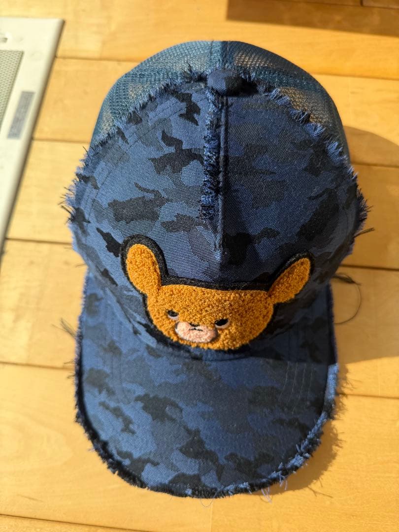 武藤ベアー　キャップ　迷彩柄　レアカラー