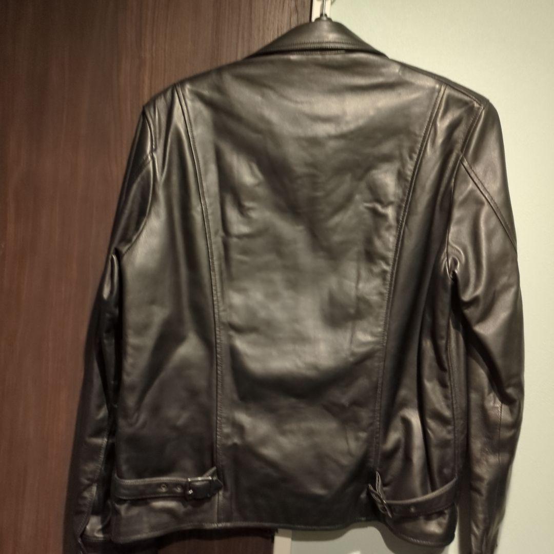 ヒステリックグラマー ラムレザー 羊革 シングルライダースジャケット　本革