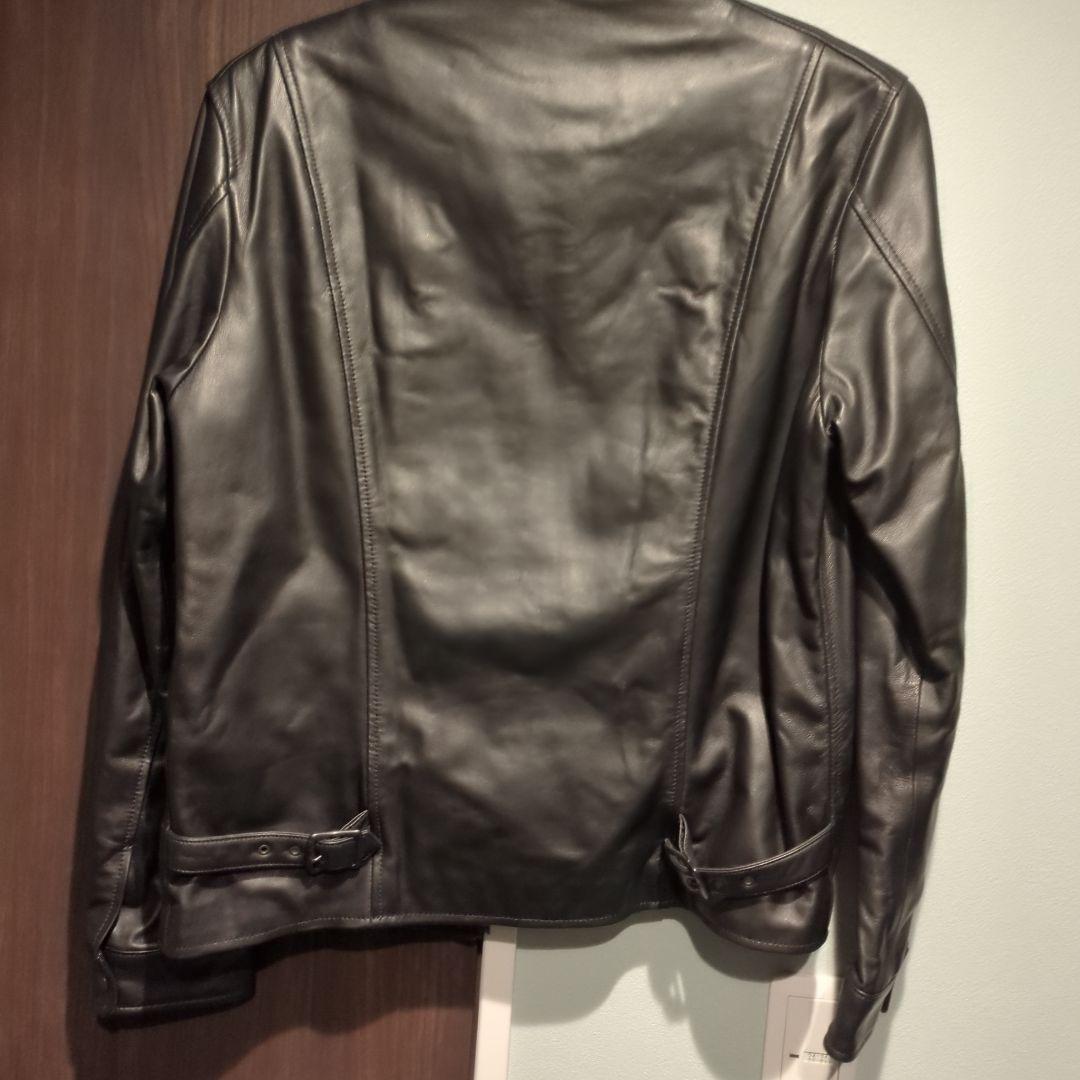 ヒステリックグラマー ラムレザー 羊革 シングルライダースジャケット　本革