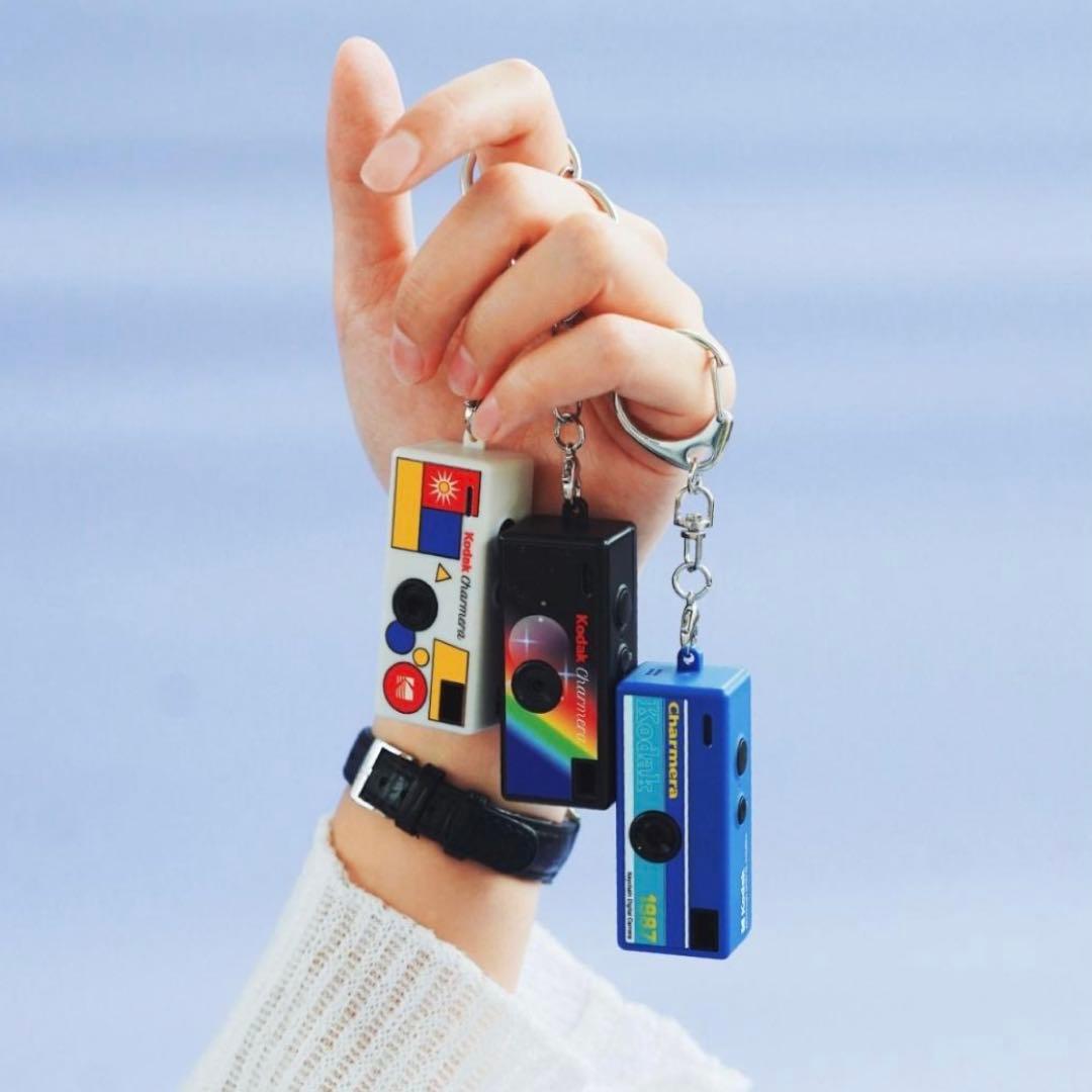 未使用品 ブラック Kodak Charmera チャメラ キーホルダーデジカメ