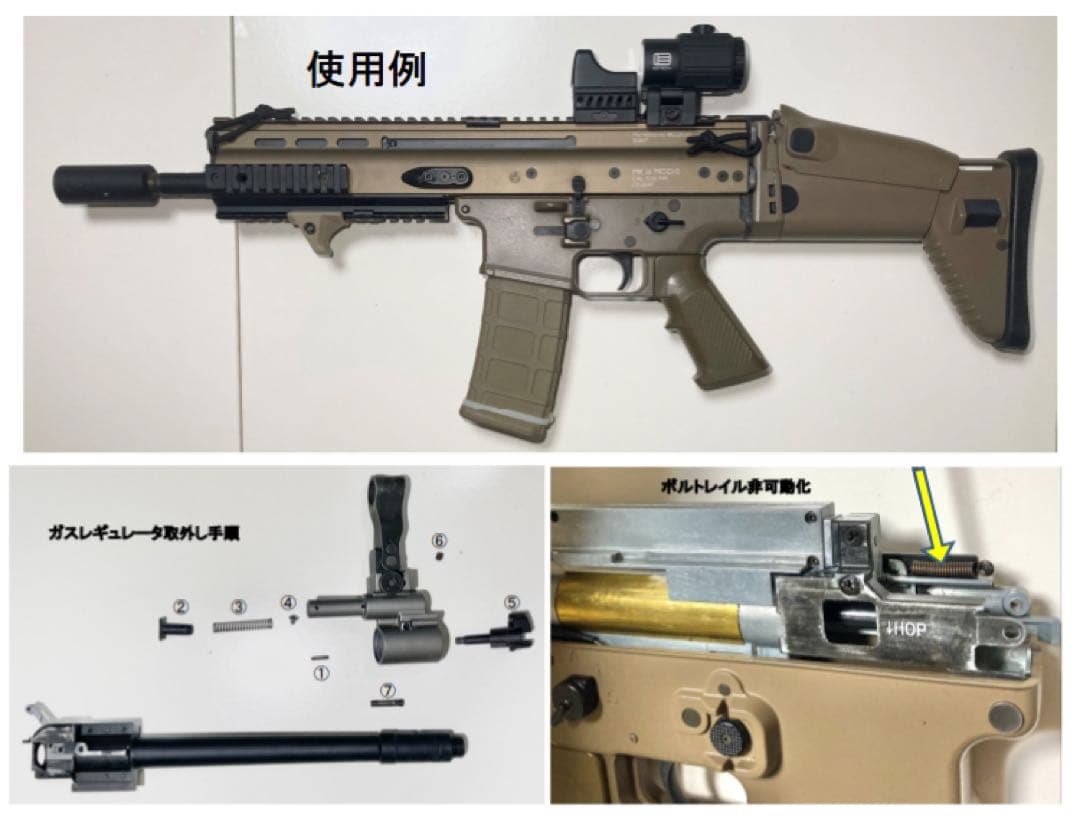 東京マルイ次世代　SCAR-L カスタム　中古