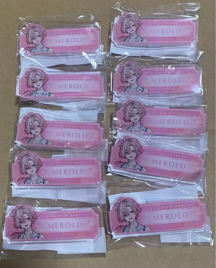 メロルド　フラガリアメモリーズ　ネームバッジ　名前　 おなまえアクリルバッジ
