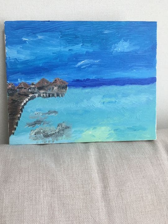 モルディブの海