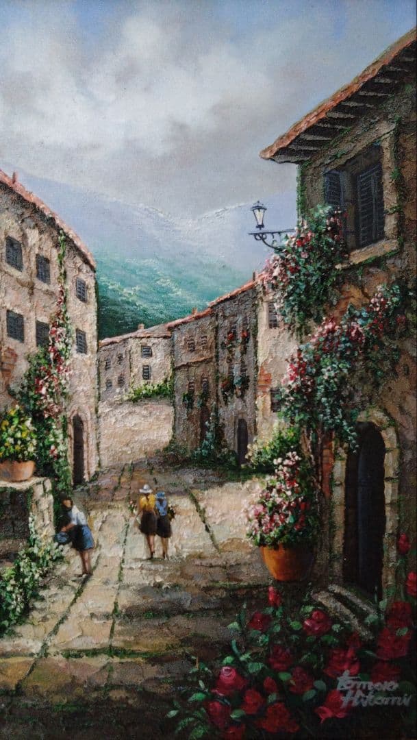 人見友紀　伝説の逃亡画家　油彩画　油絵　風景画