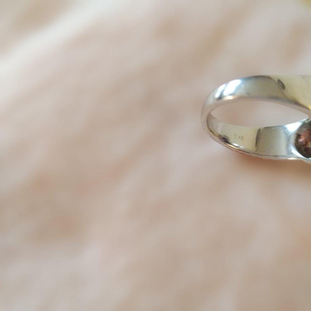 GSTV　パラジウム　シルバー950リング　(アメジスト)