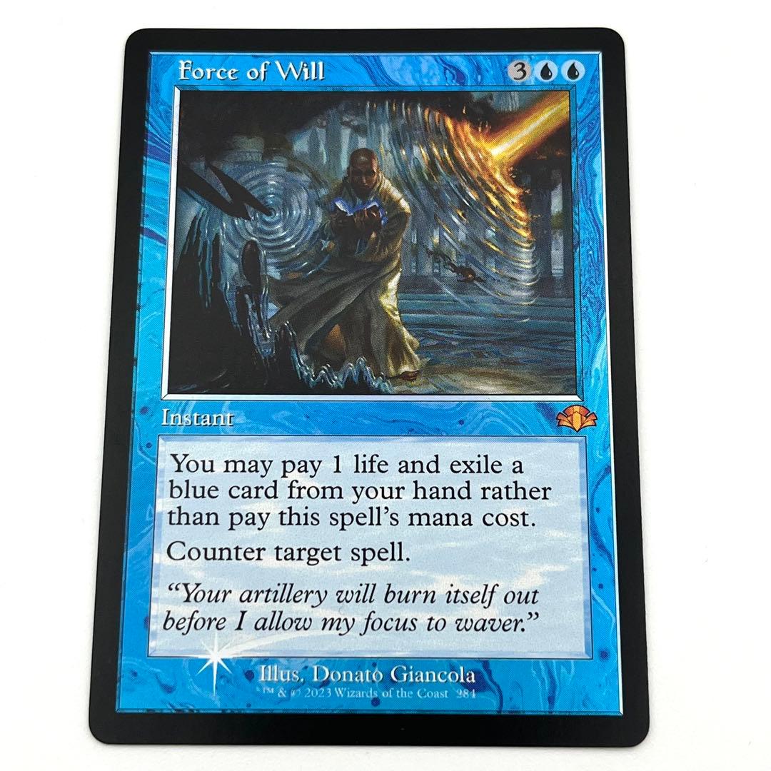 意志の力　旧枠　FOIL 英語　MTG