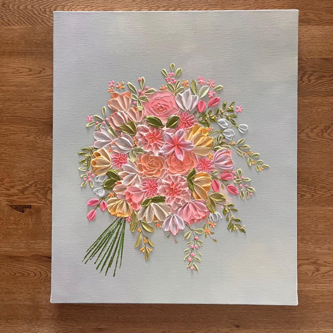 【なーさん＊様ページ】　母の日ギフト 花束 花の絵 ラベンダー ボタニカル