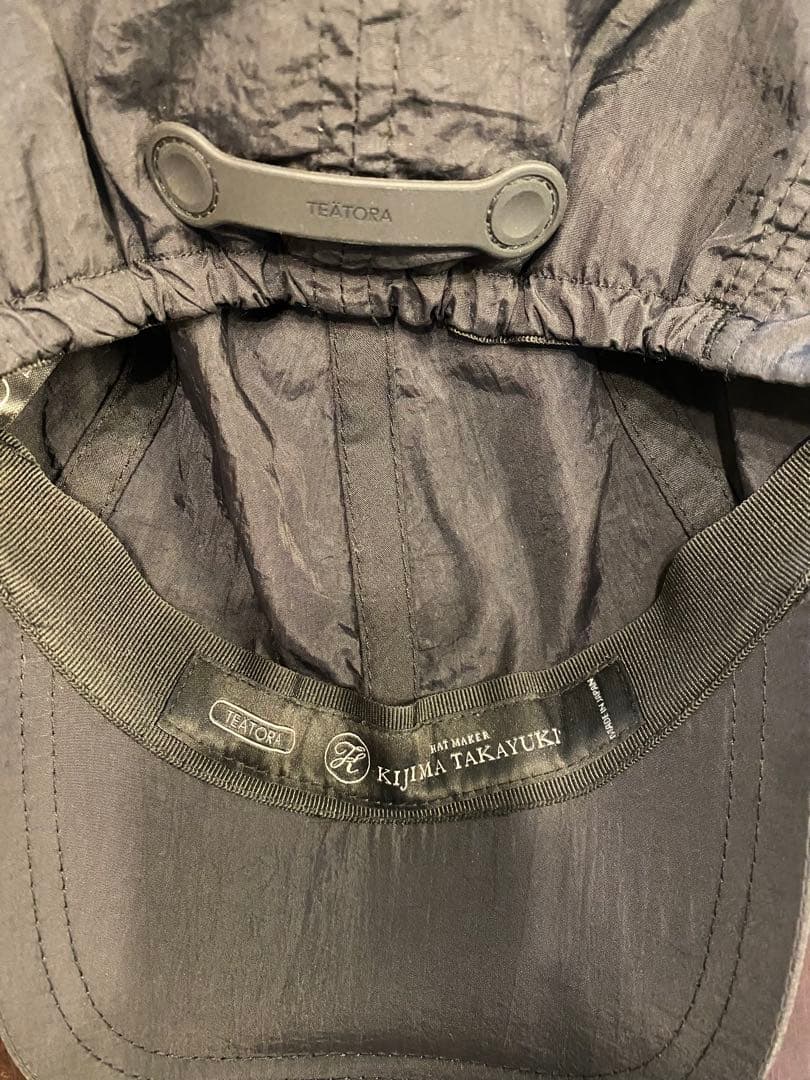 KJIMA TAKAYUKI✖️TEATORA コラボキャップ ブラック