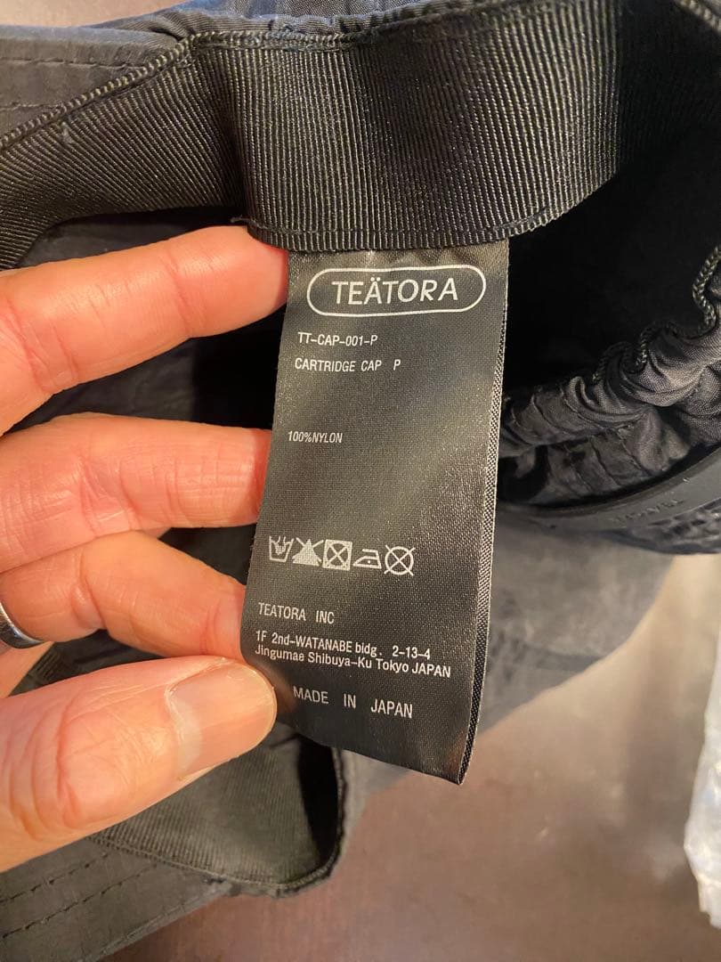 KJIMA TAKAYUKI✖️TEATORA コラボキャップ ブラック