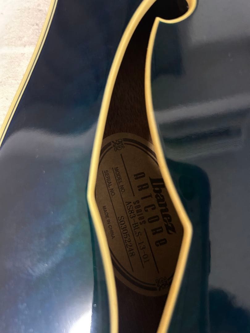 Ibanez ARTCORE as83 セミアコ