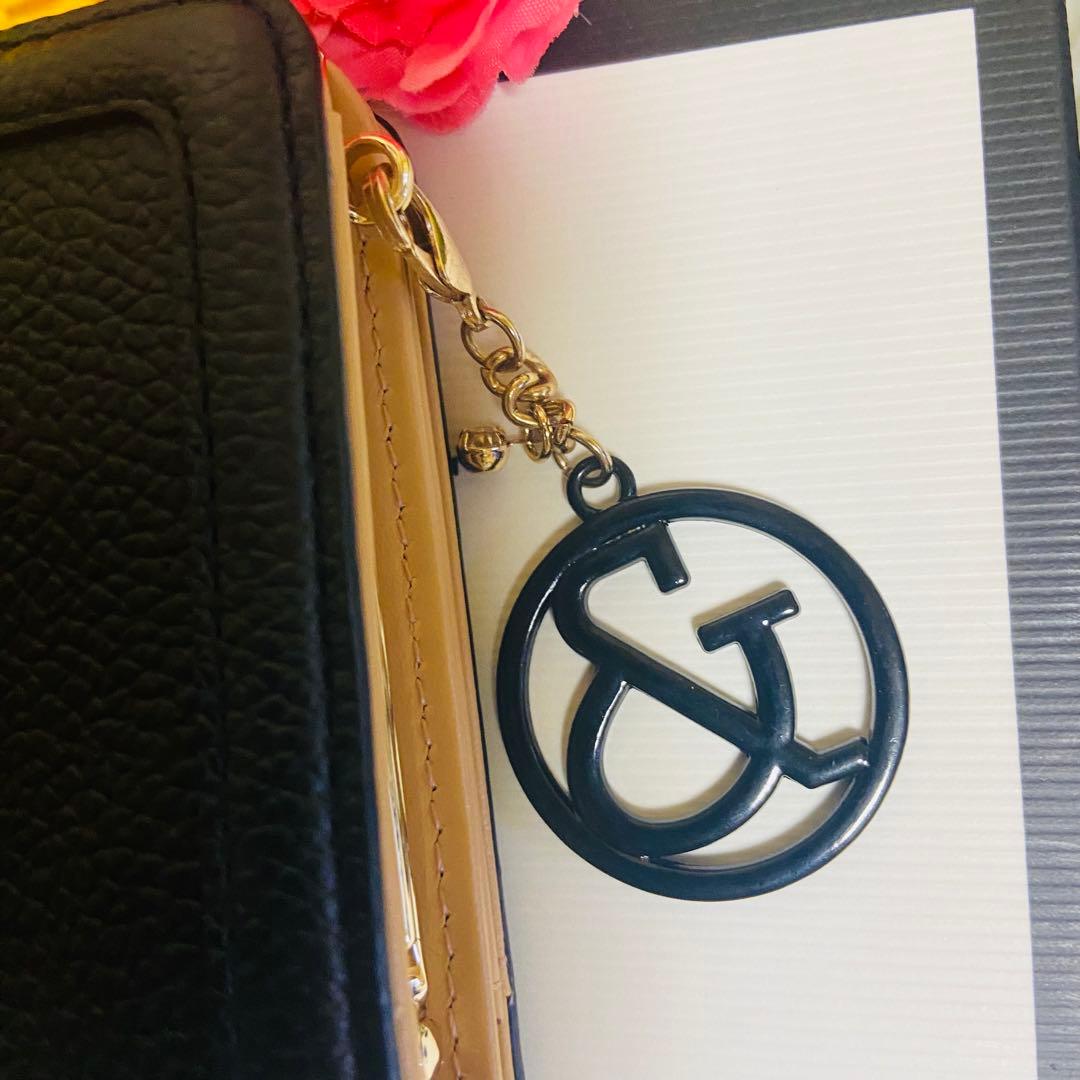 未使用✨本革✨PINKY&DIANNE✨ピンダイ✨がま口✨二つ折り財布✨完売品