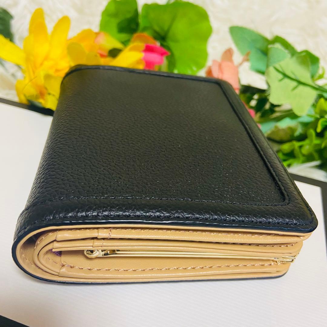 未使用✨本革✨PINKY&DIANNE✨ピンダイ✨がま口✨二つ折り財布✨完売品