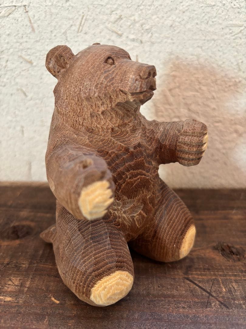 伊藤幹男　木彫りの熊