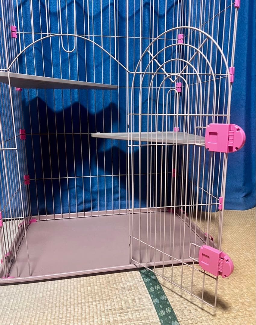 【送料込み】美品 キャット ケージ 猫 ゲージ 2段 コーナン オリジナル