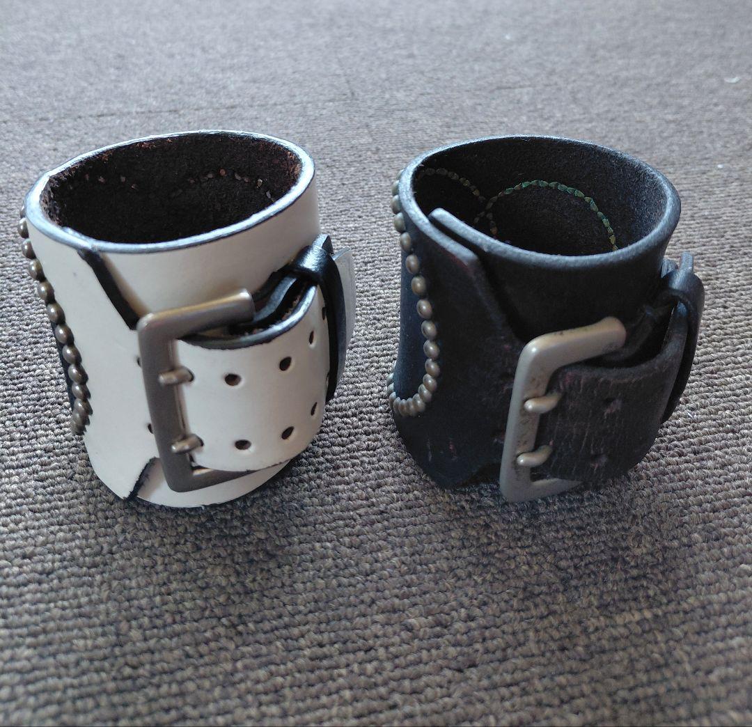 ウルフズヘッドタイプスタッズブレスレット 2点セット70㎜木村拓哉