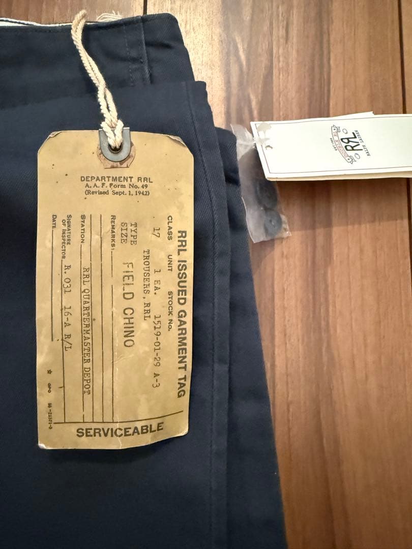 ダブル アール エル ラルフ ローレン/ツイル フィールド チノ パンツ