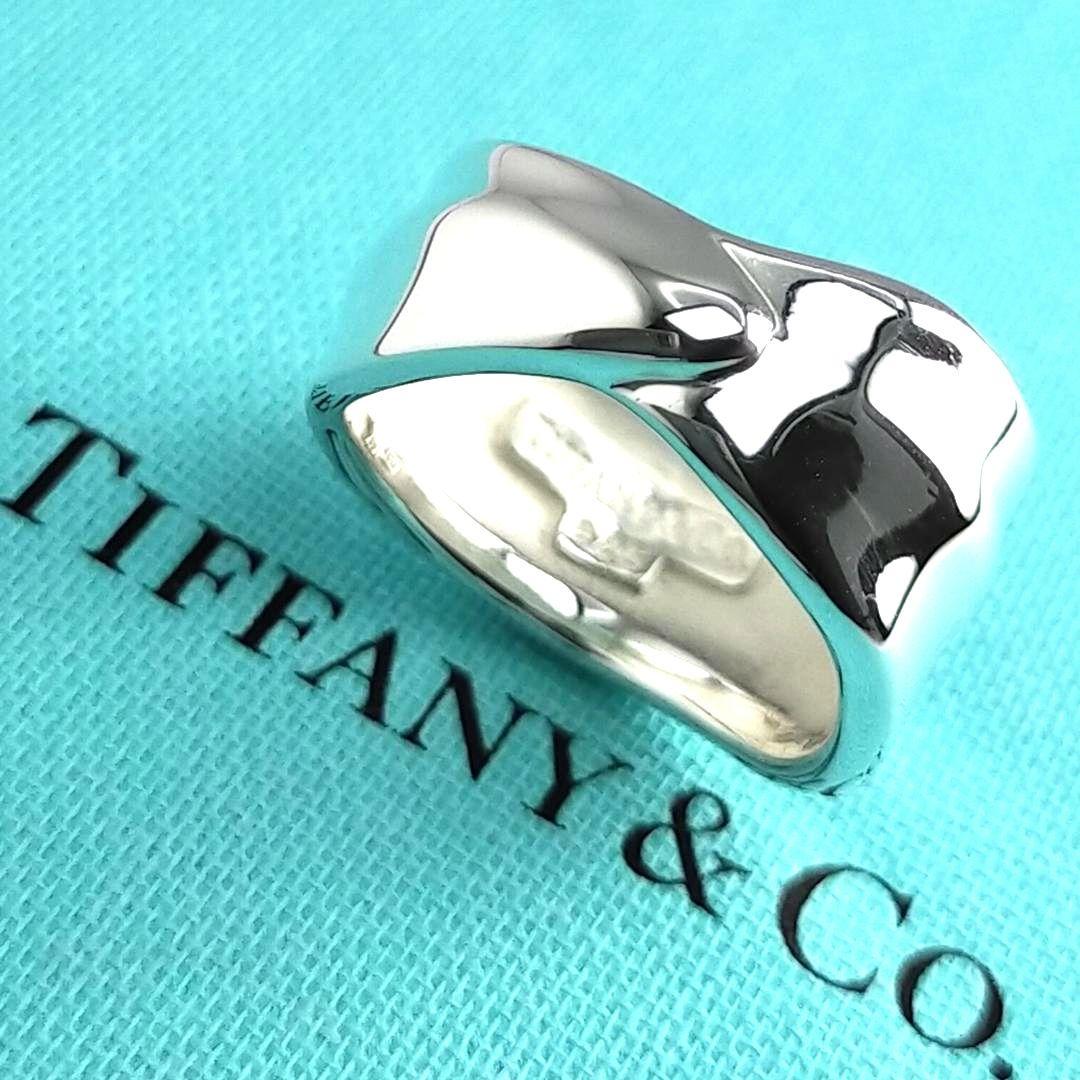 ★SALE★【ティファニー】リーフ　葉っぱ　リング　９号　2418