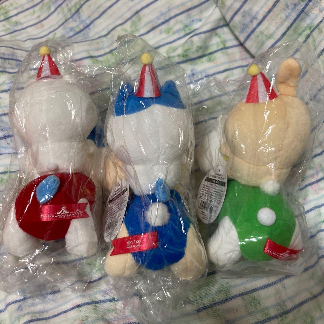 ちいかわ ぴーぽぽ ぬいぐるみ　全3種