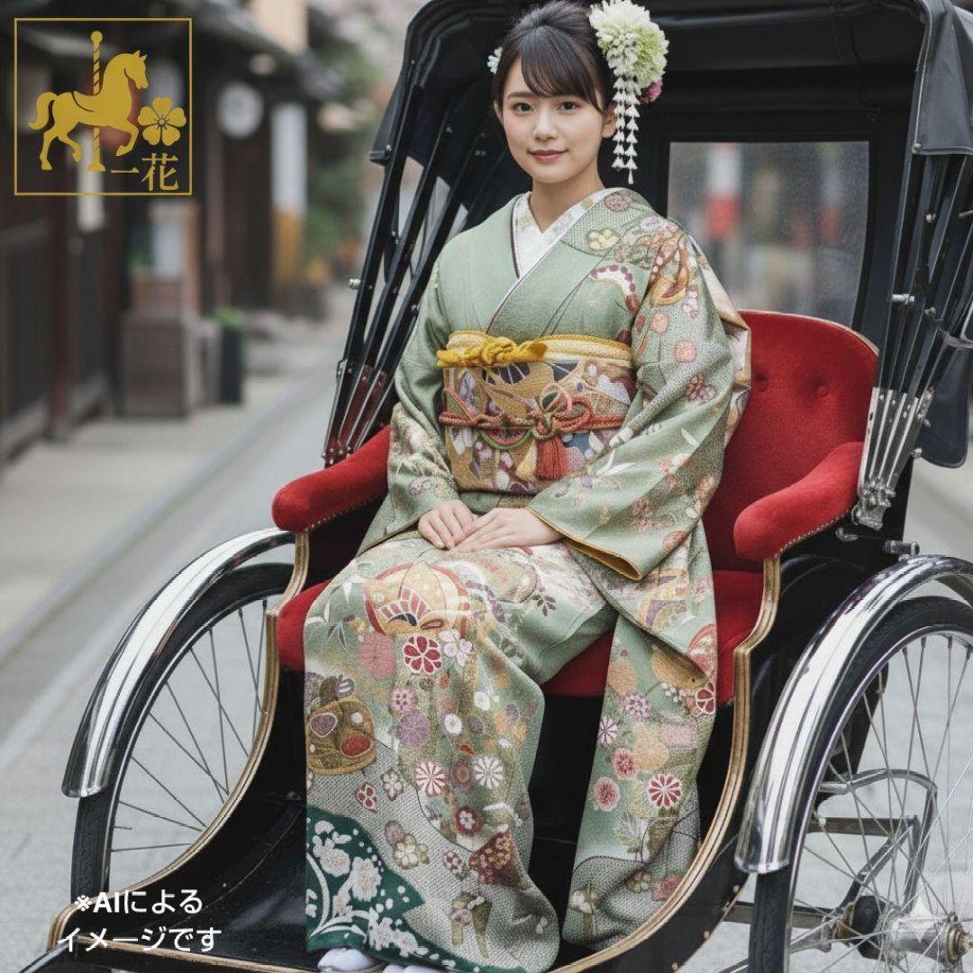 sa-kura33様　418.振袖7点セット 正絹フルセット　成人式