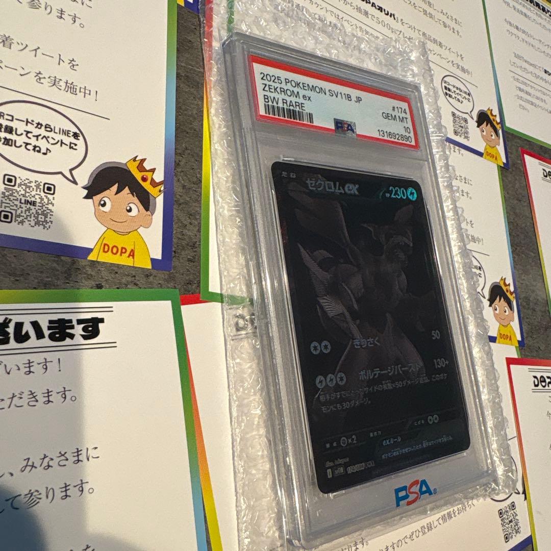 ゼクロム EX PSA10