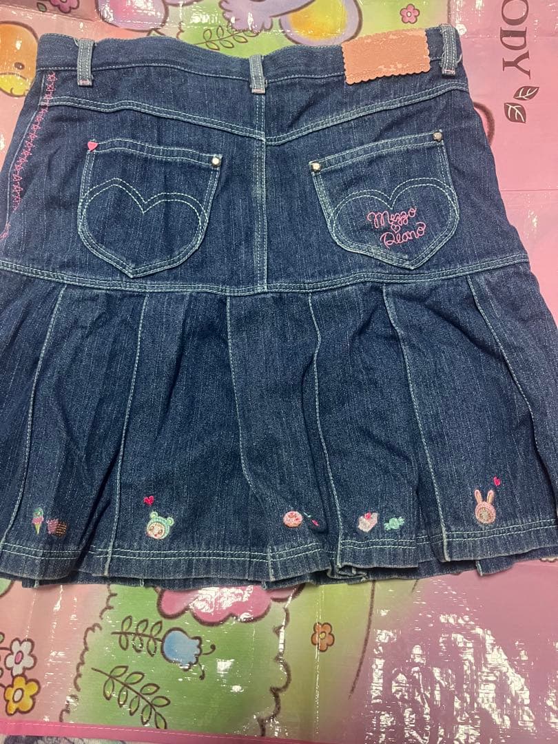 メゾピアノ LL 165 デニムスカート ベリエちゃん 希少 レア 平成レトロ