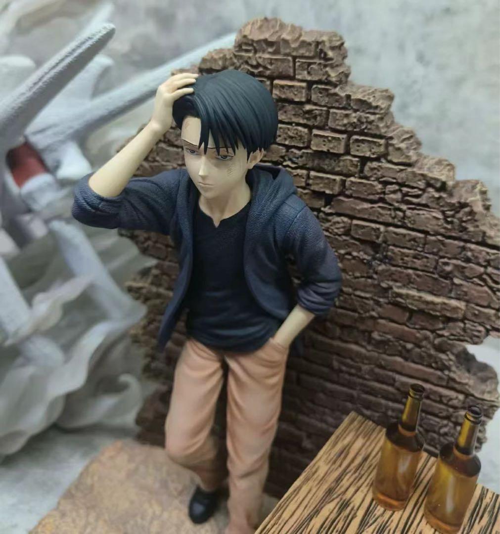 進撃の巨人 リヴァイ·アッカーマン ガレージキット ガレキ スタチュー④