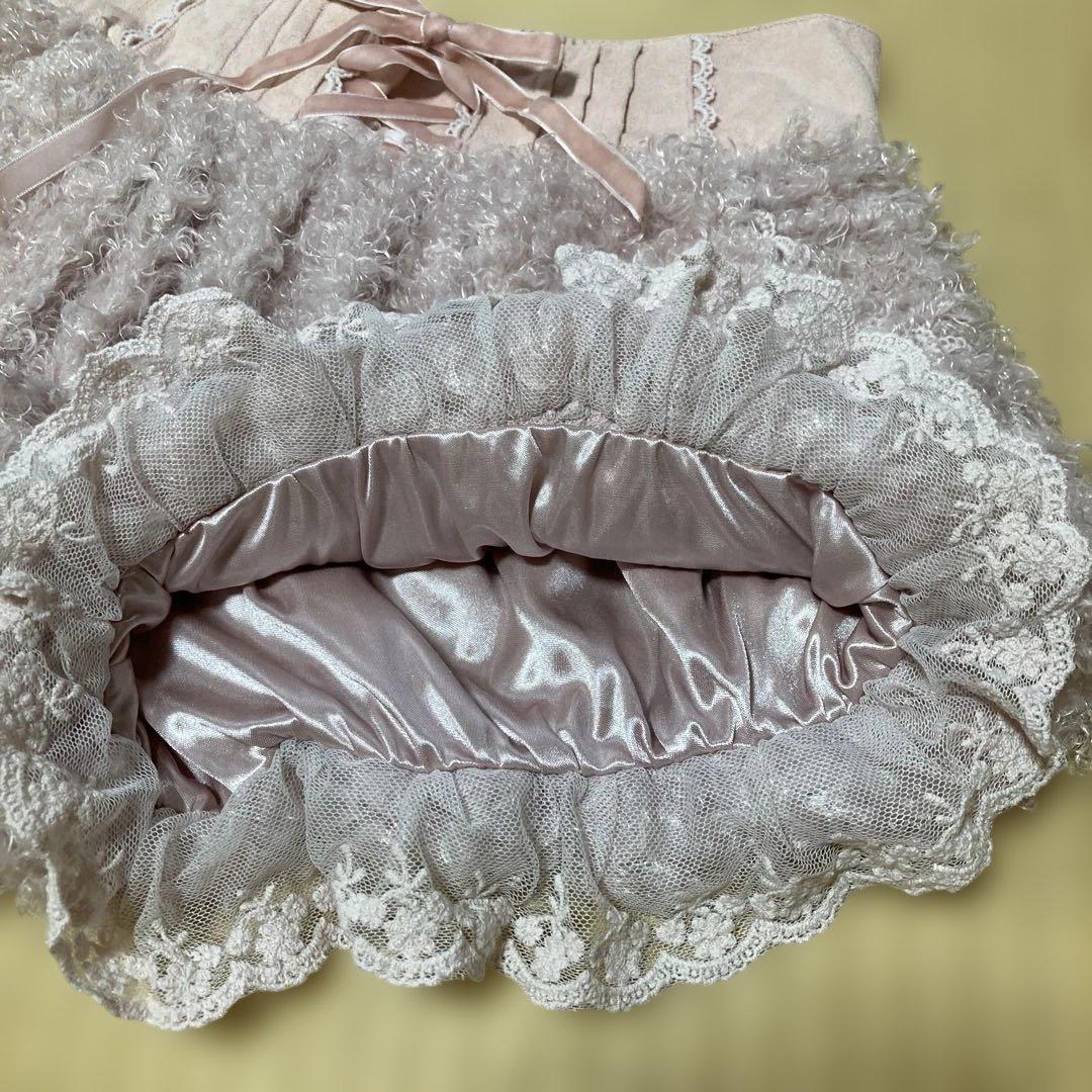 リズリサ　フリル付きリボンデザインキュロット