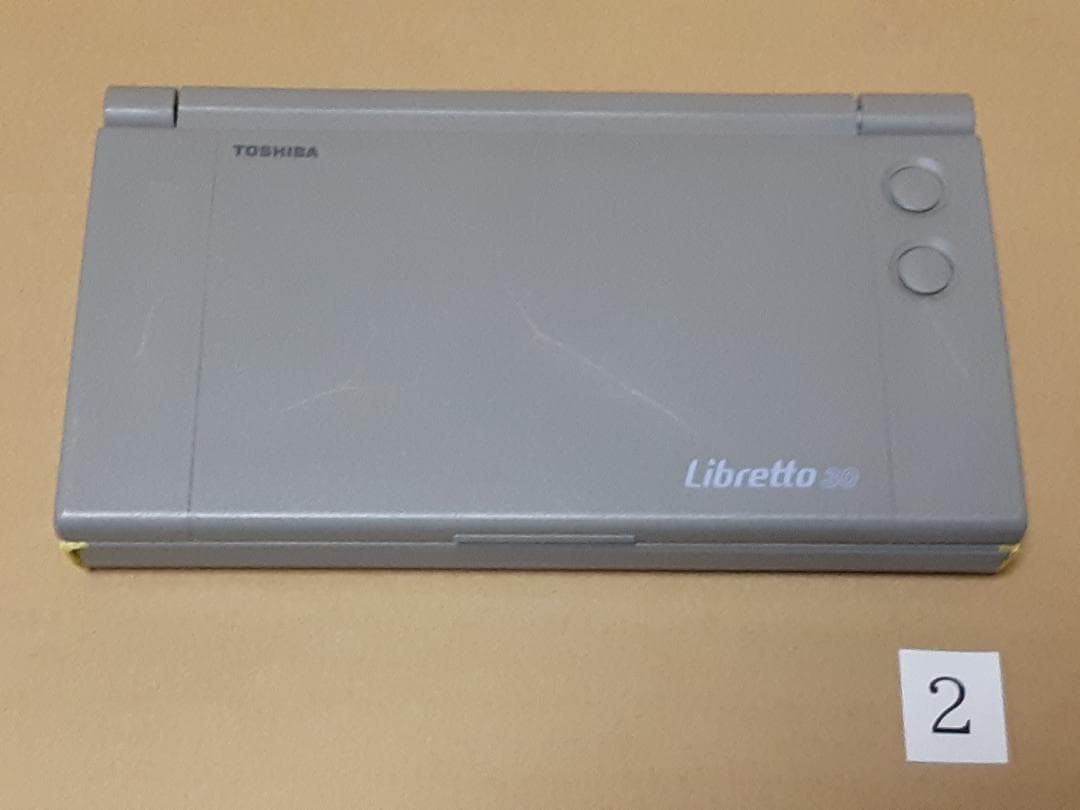 【ジャンク】東芝 Libretto 30CT 起動可能 バッテリー使用可能 ②