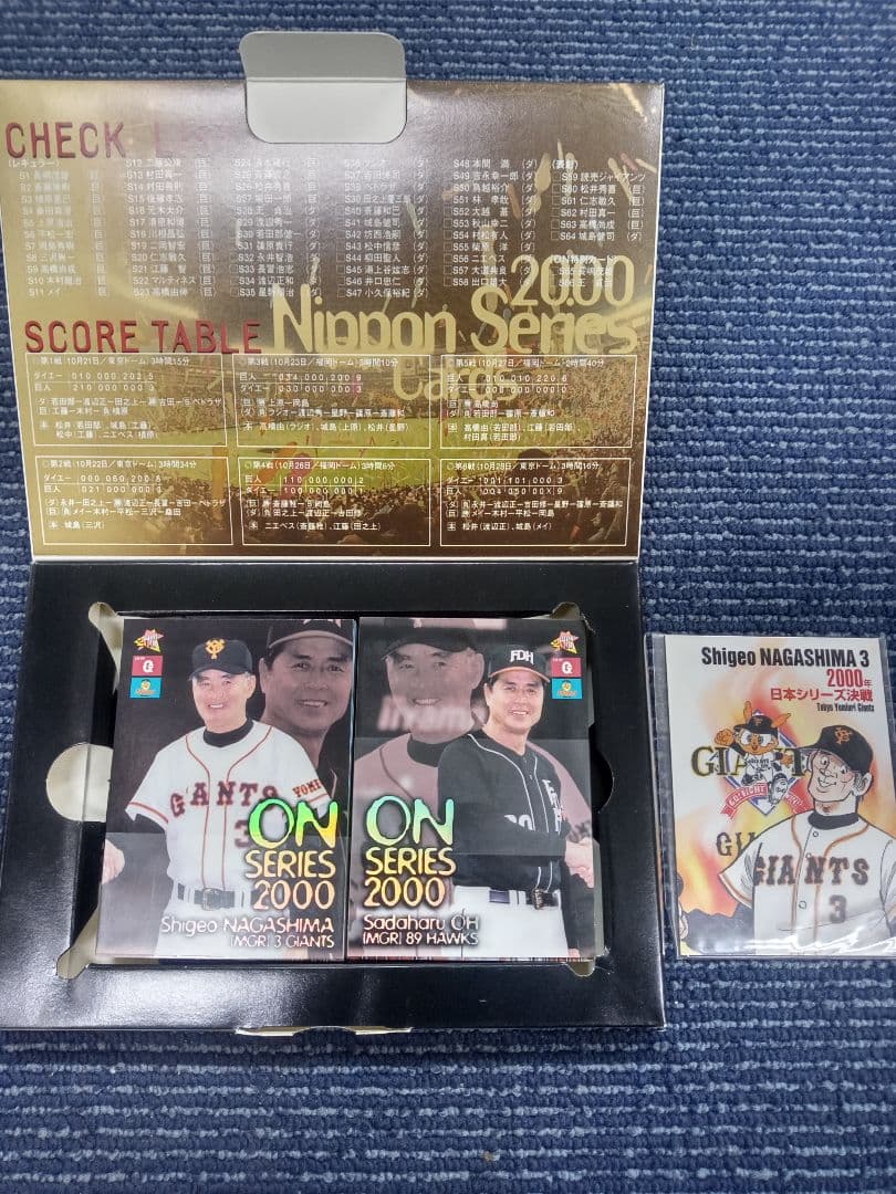 (社)日本野球機構公認BBMカード10周年記念　第51回日本シリーズカード